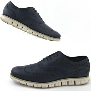 Cole Haan Black Oxford Derbys with Modern Comfort